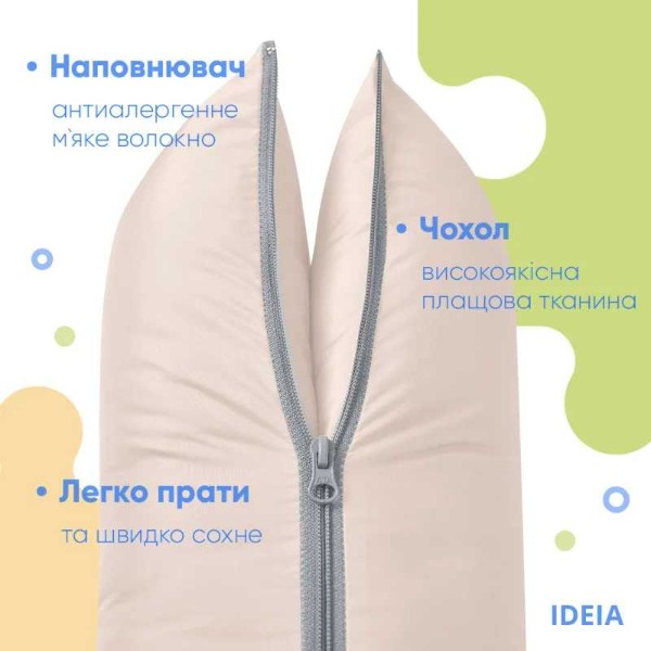 Фото - Подушка валик IDEIA 40х60х10 см (8-31814*005)