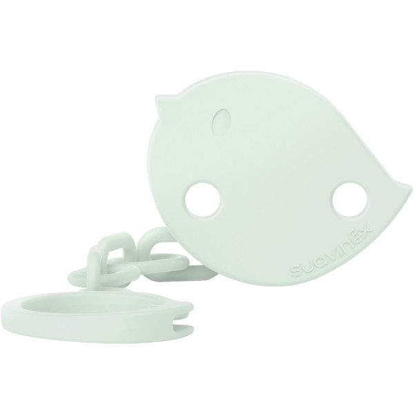 Фото - Тримач пустушок Suavinex Birdies м'ятна (309129)