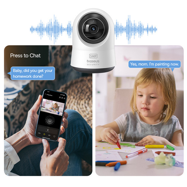 Фото - IP-камера Baseus Security P1 Pro Indoor Camera 3K White EU (S0TV022132)