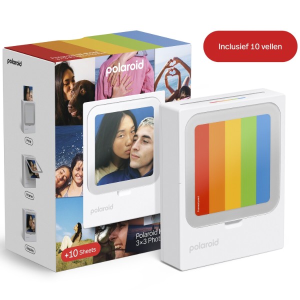 Фото - Фотопринтер Polaroid Hi Print 3x3 Pocket Photo Printer + 10 л. (9196)