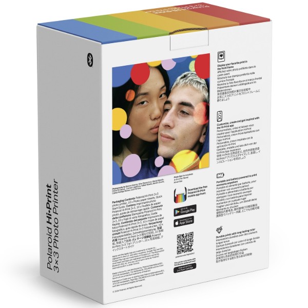 Фото - Фотопринтер Polaroid Hi Print 3x3 Pocket Photo Printer + 10 л. (9196)