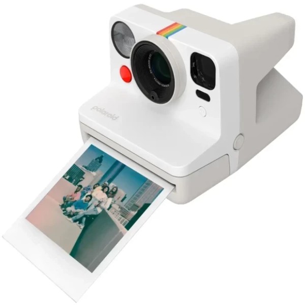Фото - Фотокамера моментальной печати Polaroid Now Gen 3 Pebble White + Color Film Bundle (8 photos) (6573)