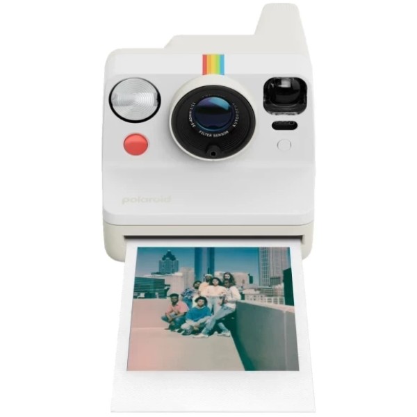 Фото - Фотокамера моментальной печати Polaroid Now Gen 3 Pebble White + Color Film Bundle (8 photos) (6573)