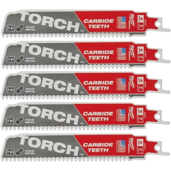 Фото - Полотно Milwaukee TORCH CARBIDE 150х3,1 мм 5 шт. (48475501)