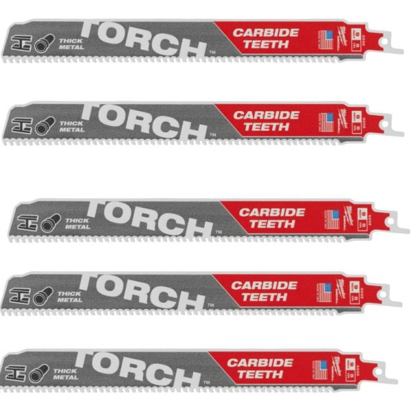 Фото - Полотно Milwaukee TORCH CARBIDE 230х3,1 мм 5 шт. (48475502)