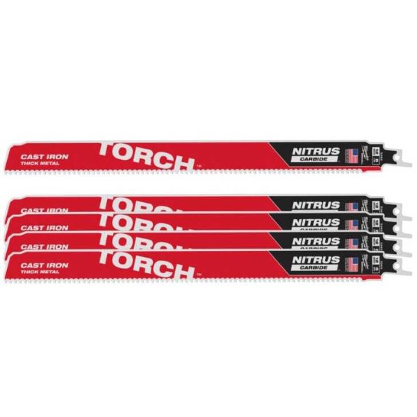 Фото - Полотно Milwaukee TORCH CARBIDE NITRUS 300х3,1 мм 5 шт. (48475563)