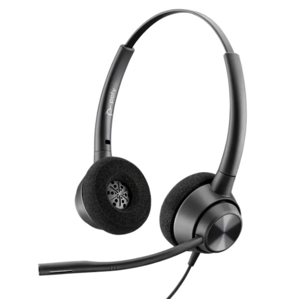 Фото - Гарнитура проводная Poly On-ear EncorePro 320 Black (767G0AA)