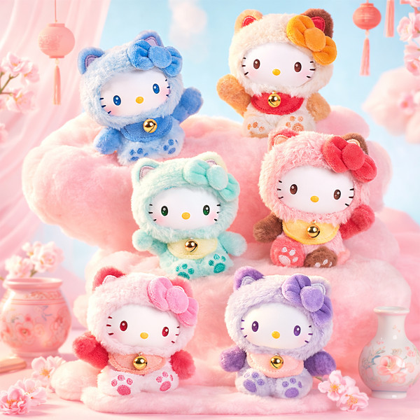 Фото - М'яка іграшка-сюрприз Pop Top HELLO KITTY – КАЗКОВІ БАЖАННЯ (25MR-017)