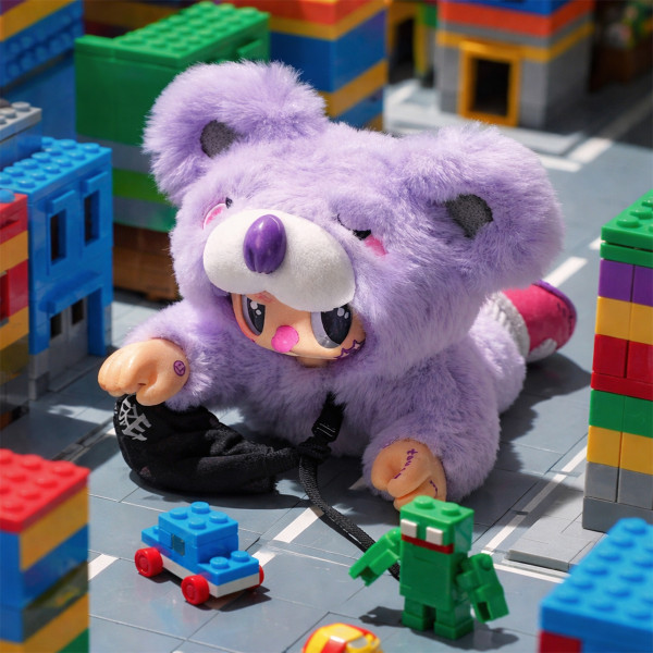 Фото - Коллекционная мягкая игрушка Pop Top Rebel Bear серии Find A Bag - КУЛ БОЙ в ассортименте (CSRB005)