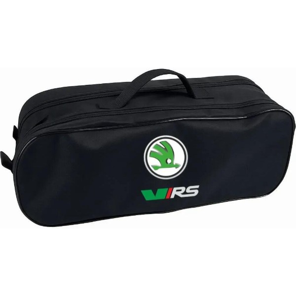 Фото - Сумка-органайзер в багажник Poputchik Skoda RS Black 50х18х18 см (03-112-2Д) Фото - Сумка-органайзер в багажник Poputchik Skoda RS Black 50х18х18 см (03-112-2Д)