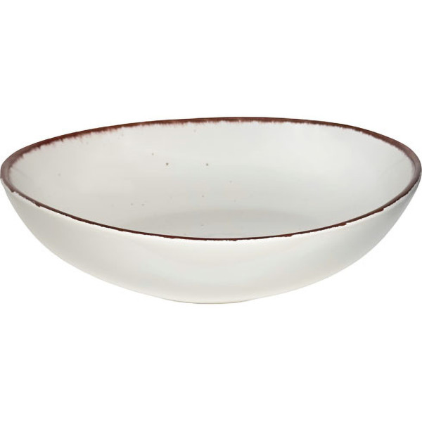 Фото - Тарілка обідня PORLAND NATURE LOOK OFF-WHITE 23 см (4139224)