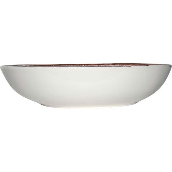 Фото - Тарілка обідня PORLAND NATURE LOOK OFF-WHITE 23 см (4139224)