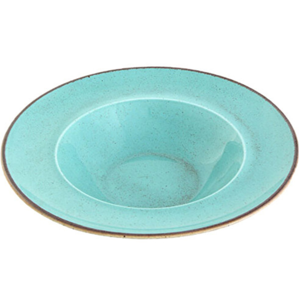 Фото - Тарілка супова PORLAND SEASONS 26 см бірюзовий (04ALM002255)