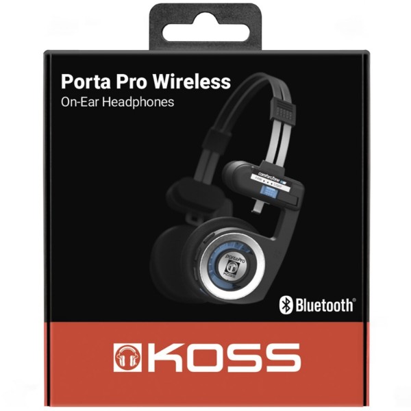 Фото - Навушники накладні бездротові Koss On-Ear Porta Pro Black (197675.102)