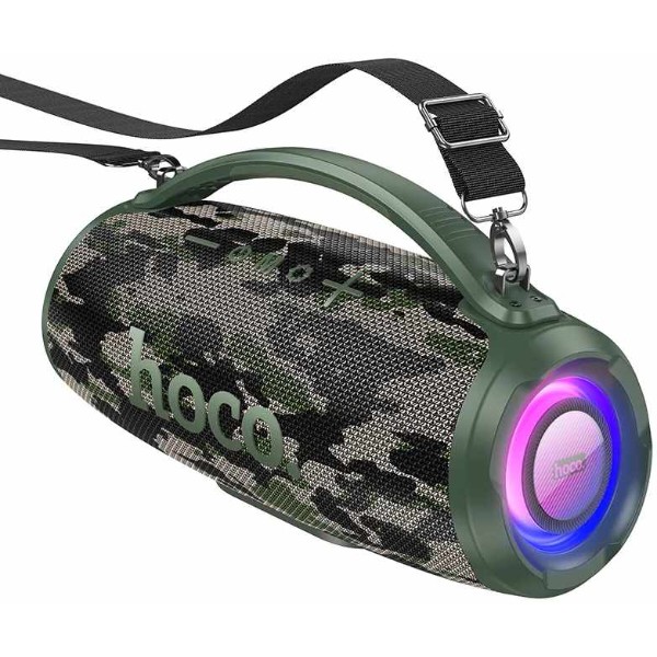 Фото - Портативная акустика HOCO HA4 Surge outdoor BT speaker camouflage green (6942007612272)