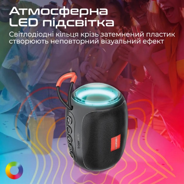 Фото - Портативная акустика Promate capsule-3.black