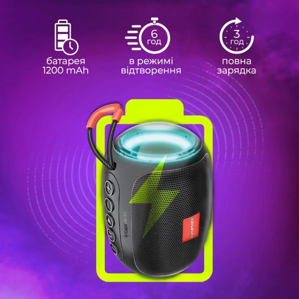 Фото - Портативная акустика Promate capsule-3.black