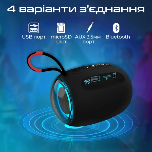 Фото - Портативная акустика Promate capsule-3.black