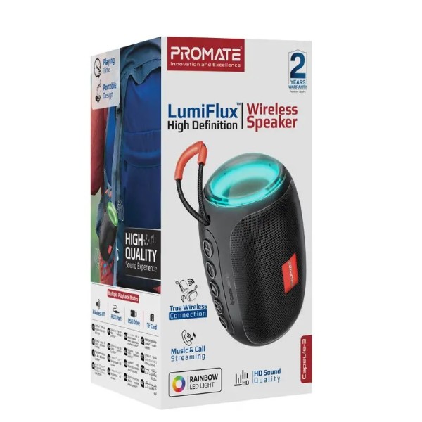 Фото - Портативная акустика Promate capsule-3.black