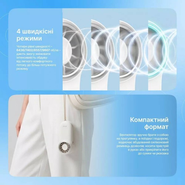 Фото - Вентилятор портативный Proove Wing peach (PFWG04002007)
