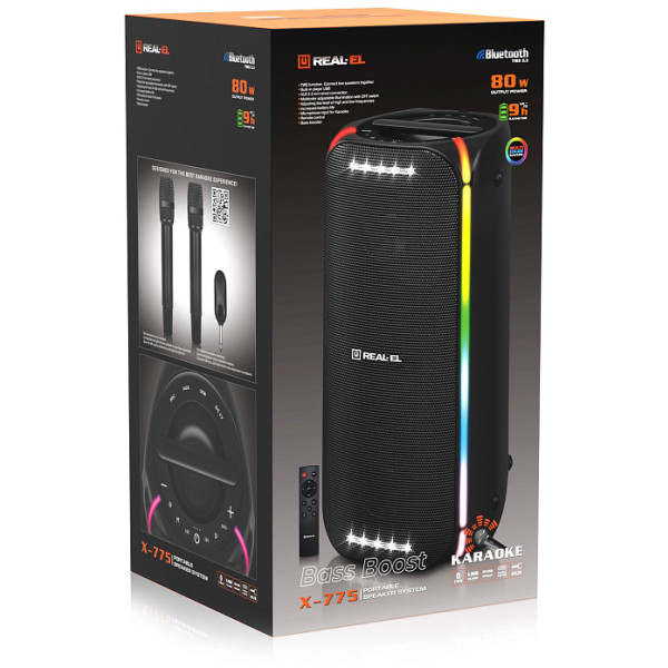 Фото - Акустична система REAL-EL X-775 Black