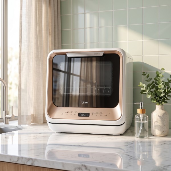 Фото - Посудомоечная машина настольная Midea MCFD42900G MINI-i