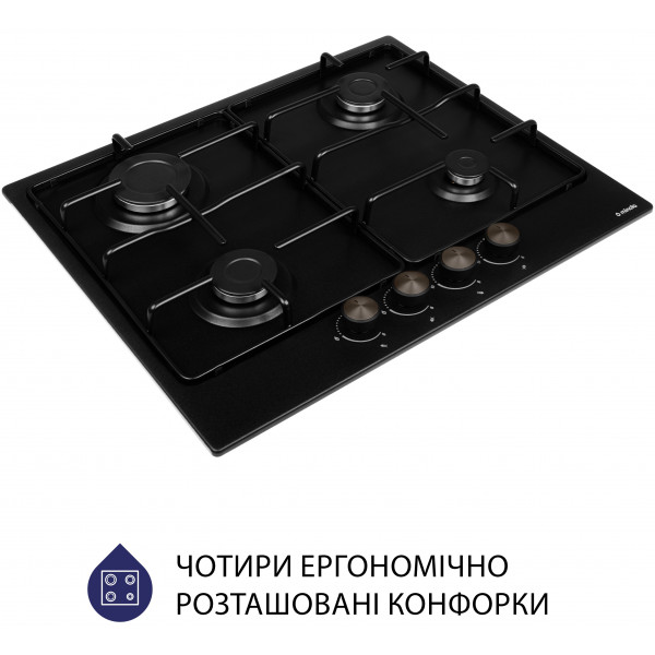 Фото - Варильна поверхня газова Minola MGM 61404 BL