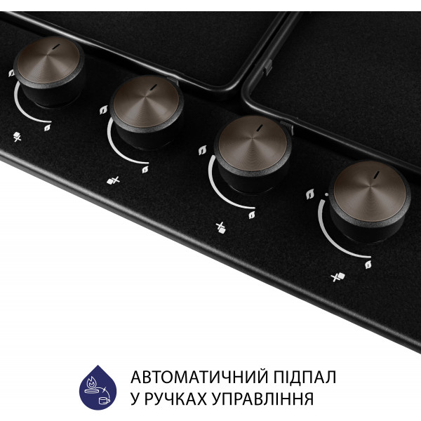Фото - Варильна поверхня газова Minola MGM 61404 BL
