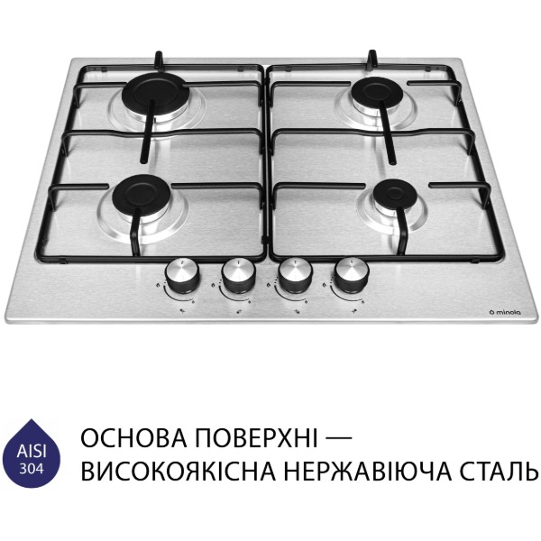 Фото - Варочная панель газовая Minola MGM 61404 I