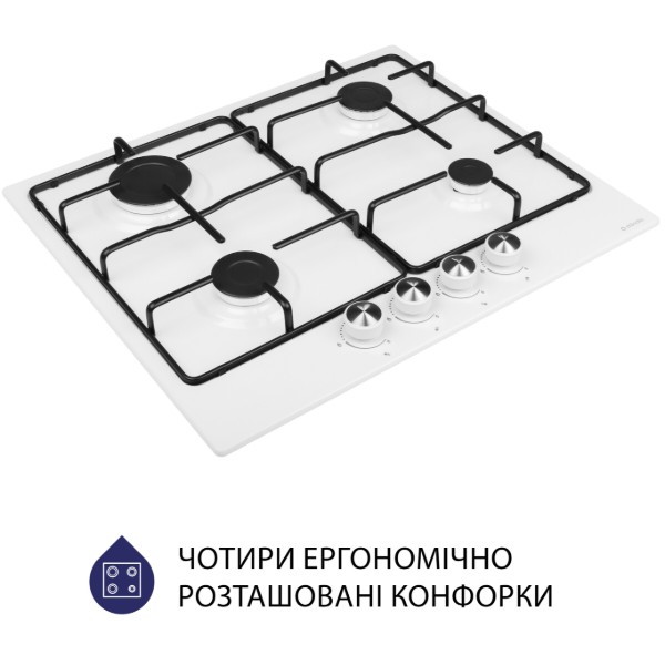 Фото - Варочная панель газовая Minola MGM 61404 WH