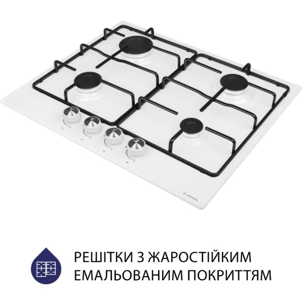 Фото - Варочная панель газовая Minola MGM 61404 WH