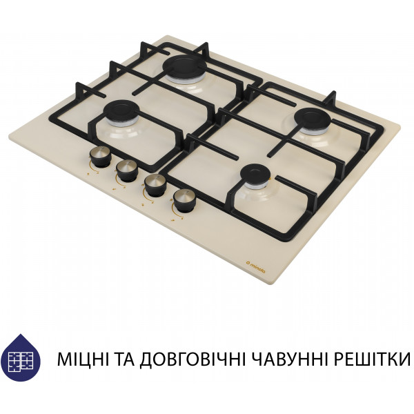 Фото - Варочная панель газовая Minola MGM 614204 IV