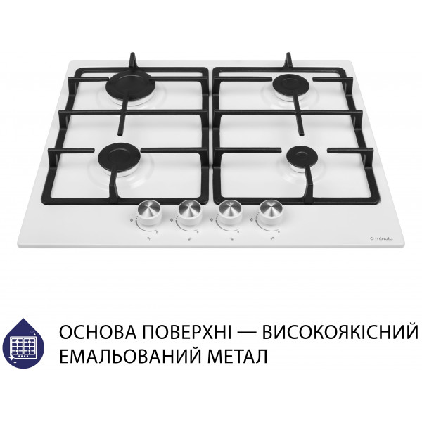 Фото - Варочная панель газовая Minola MGM 614204 WH