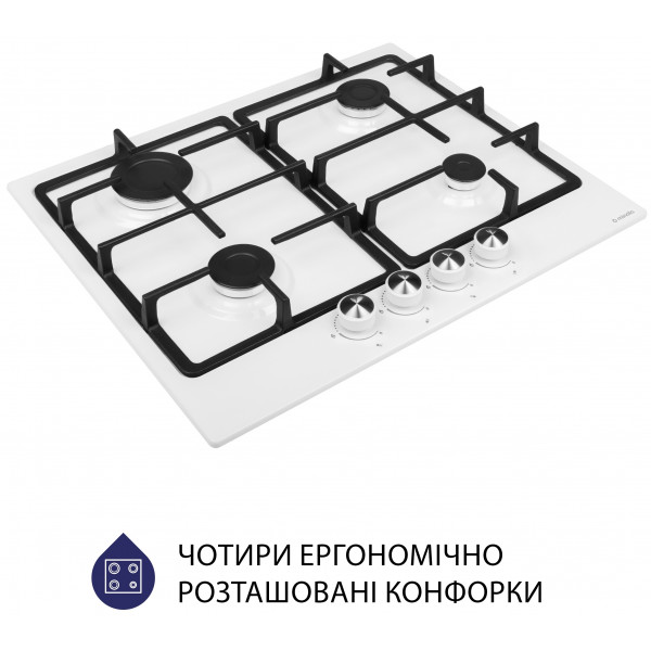 Фото - Варочная панель газовая Minola MGM 614204 WH
