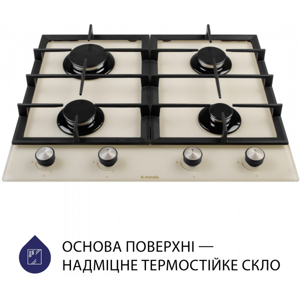 Фото - Варочная панель газовая Minola MGG 614204 IV