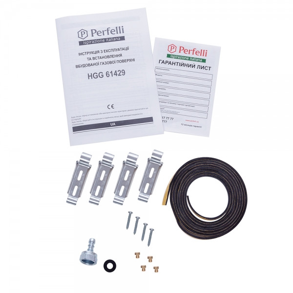 Фото - Варочная панель газовая Perfelli HGG 61429 BL