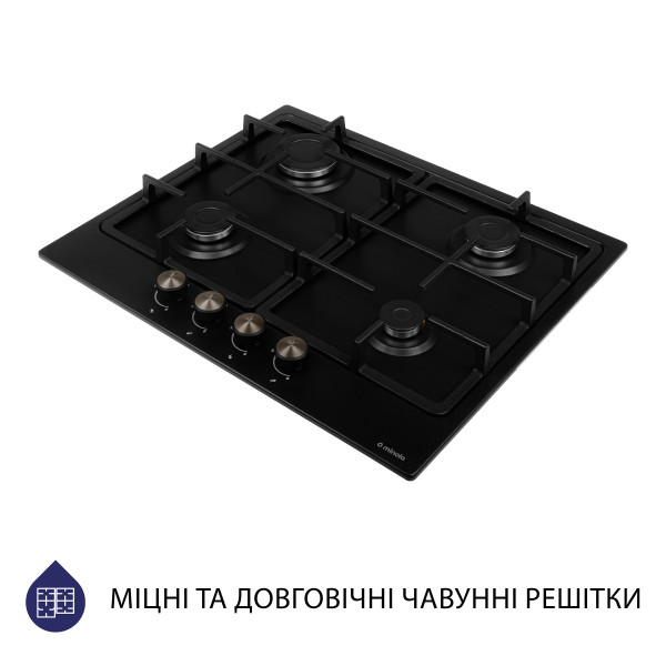 Фото - Варочная панель газовая Minola MGM 614204 BL