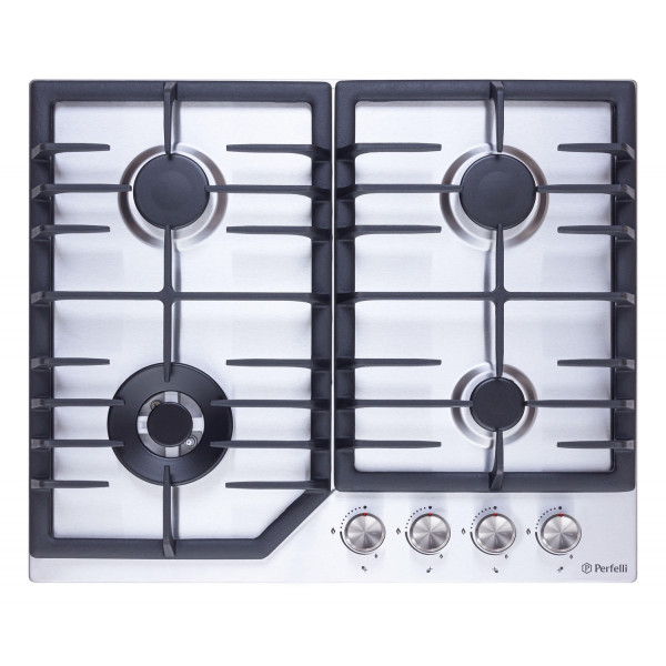 Фото - Варильна поверхня газова Perfelli DIAMOND MW69C INOX