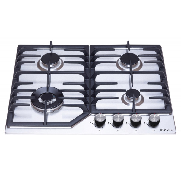 Фото - Варильна поверхня газова Perfelli DIAMOND MW69C INOX