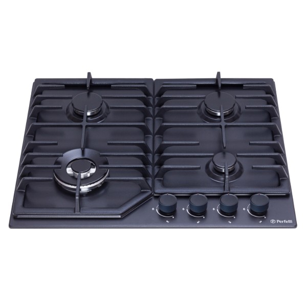 Фото - Варочная панель газовая Perfelli DIAMOND MW69C NERO