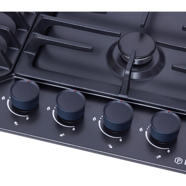 Фото - Варочная панель газовая Perfelli DIAMOND MW69C NERO