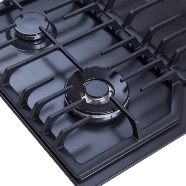 Фото - Варочная панель газовая Perfelli DIAMOND MW69C NERO