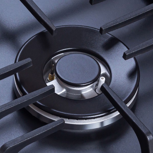Фото - Варочная панель газовая Perfelli DIAMOND MW69C NERO