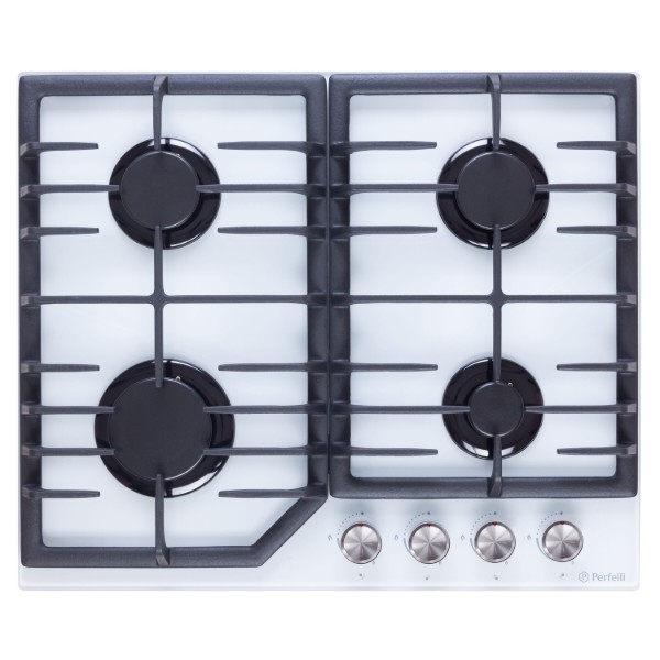 Фото - Варочная панель газовая Perfelli DIAMOND G69C BIANCO