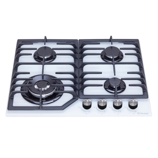 Фото - Варочная панель газовая Perfelli DIAMOND GW69C BIANCO