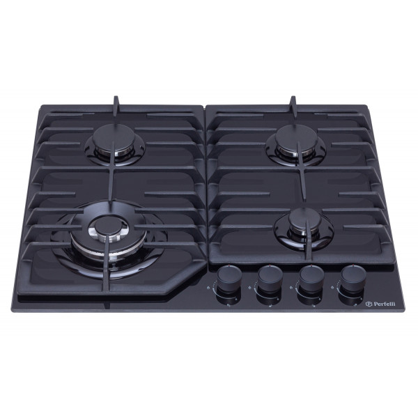 Фото - Варильна поверхня газова Perfelli DIAMOND GW69C NERO