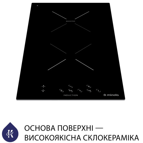 Фото - Варочная панель электрическая Minola MI 3037 KBL