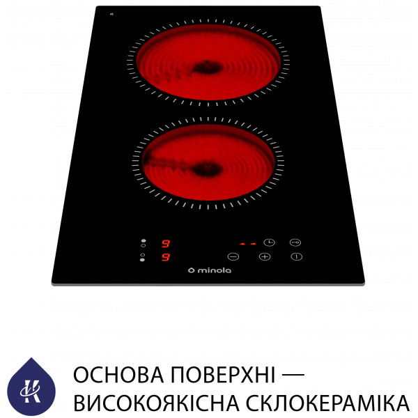 Фото - Варильна поверхня Domino Minola MVH 3031 KBL