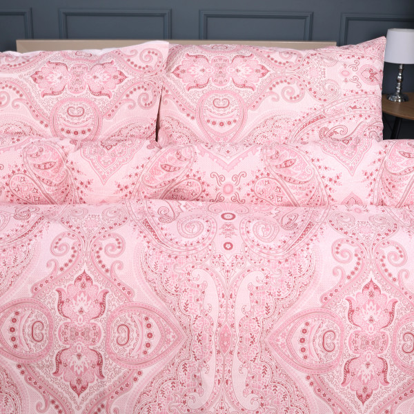 Фото - Комплект постельного белья MirSon 143х210 см 17-0770 Powder Paisley Ranforce Elite (2200011132297)