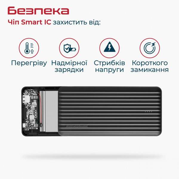 Фото - Батарея мобільна Promate Titan-30С 30000mAh Black